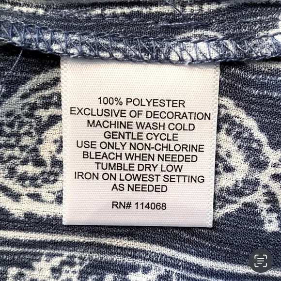 NWT Signature Studio Plus boho top with ties Sz.2X - Picture 6 of 8